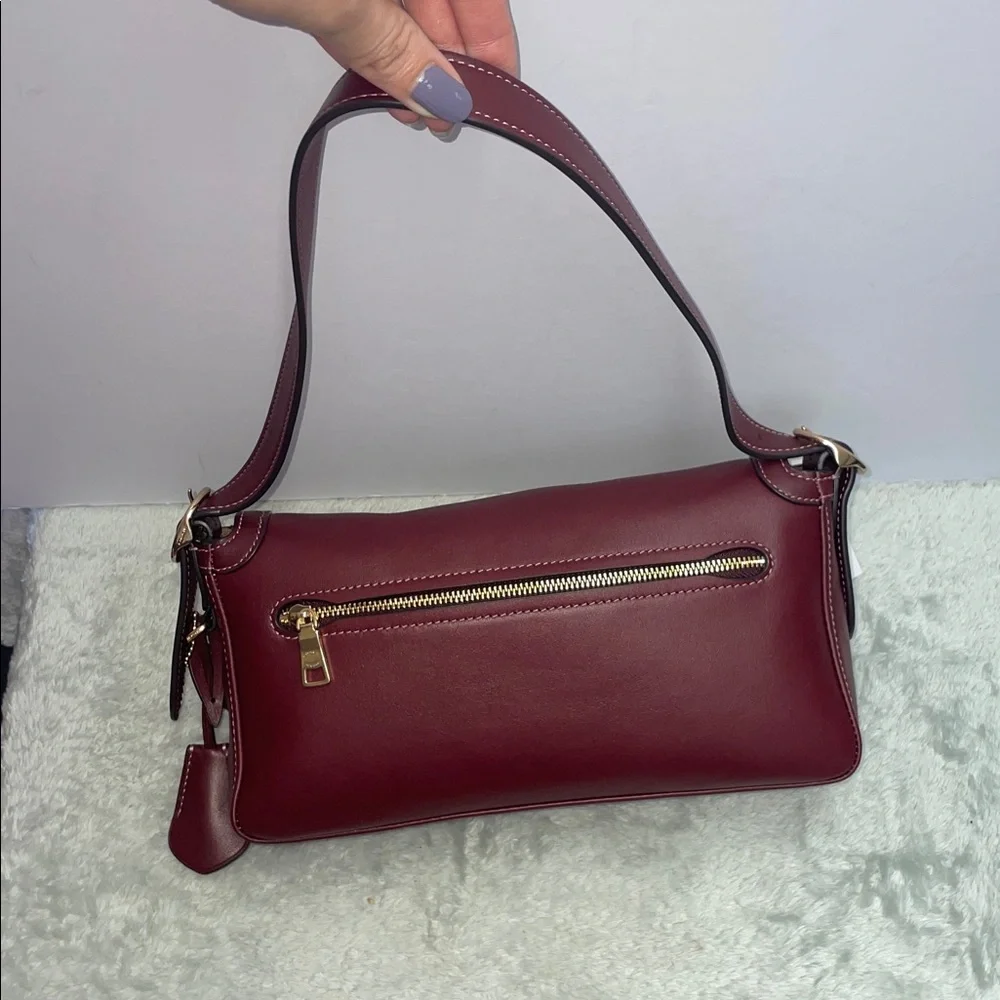 NWT Coach ‘Etta’ Small Leather Shoulder Bag - Picture 5 of 17